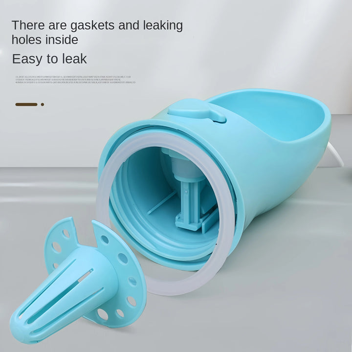 Portable Pet Water Bottle with Food Container for Travel