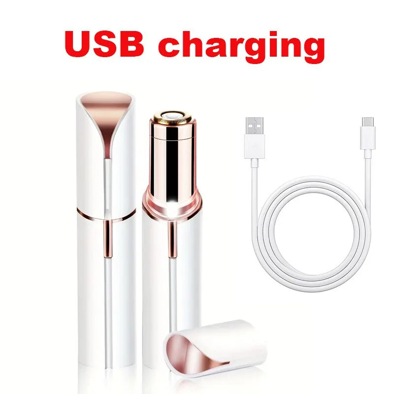 Lipstick Electric Hair Remover – Painless Facial Shaver for Women