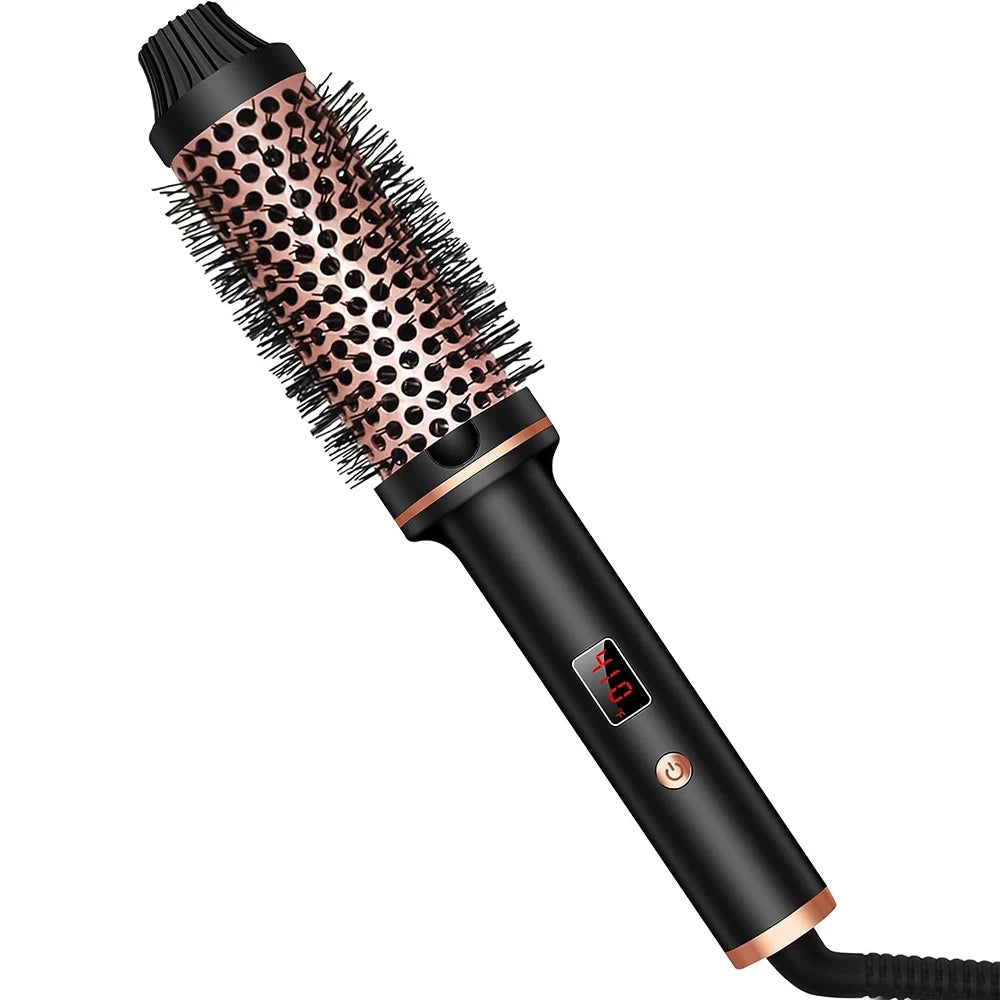 Valentine Hair Curler Straightener Heated Anti-Scald Brush