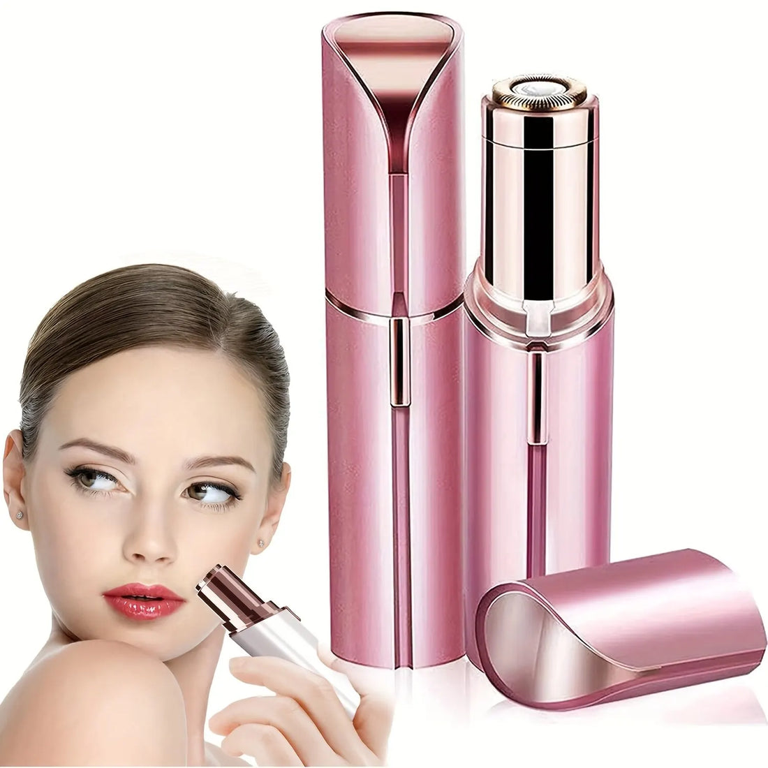Lipstick Electric Hair Remover – Painless Facial Shaver for Women