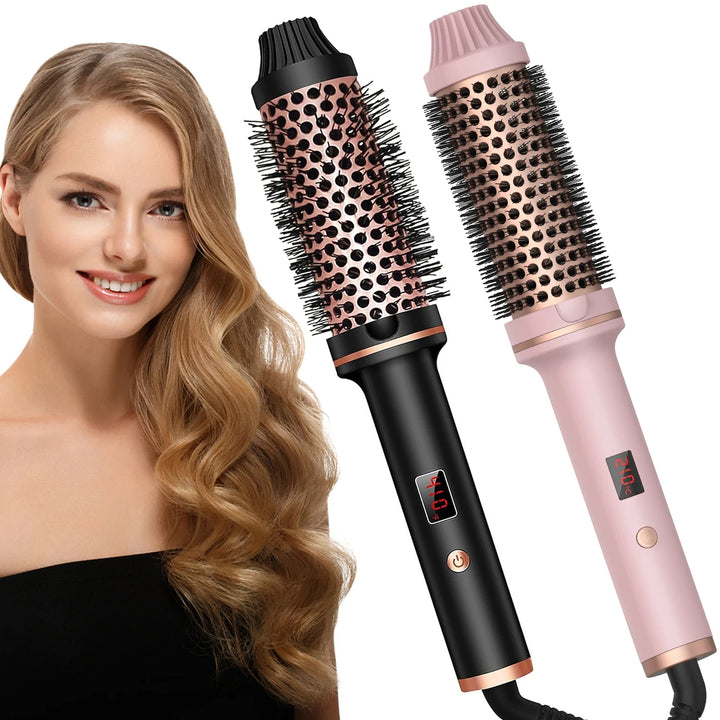 Valentine Hair Curler Straightener Heated Anti-Scald Brush