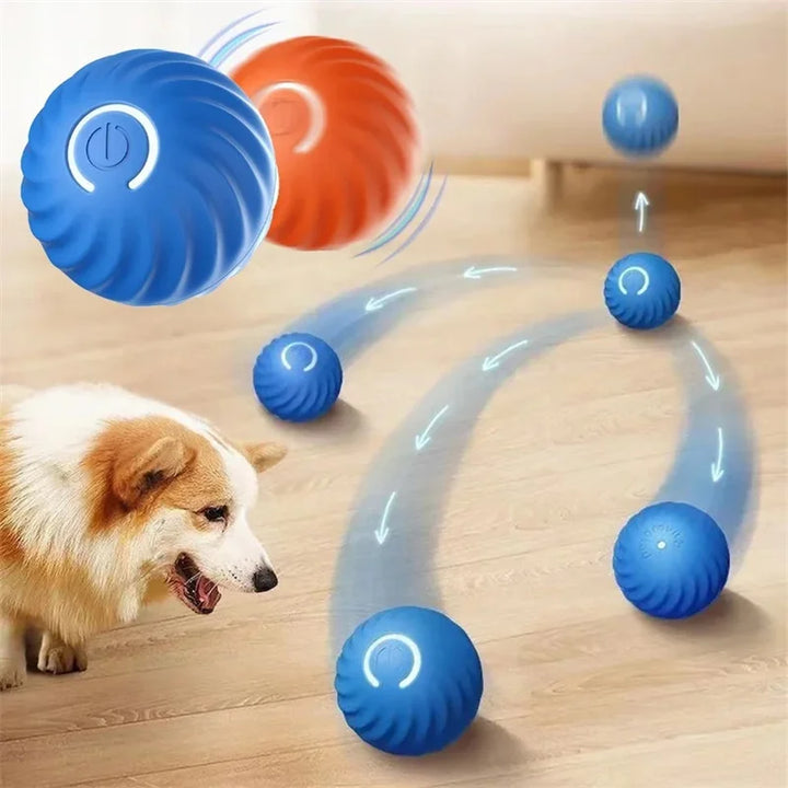 Smart Interactive Dog Toy Ball USB Charging Bouncing Pet Ball
