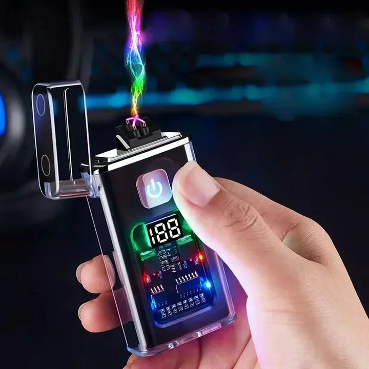 USB Rechargeable Electric Dual Arc Lighter for Camping & More