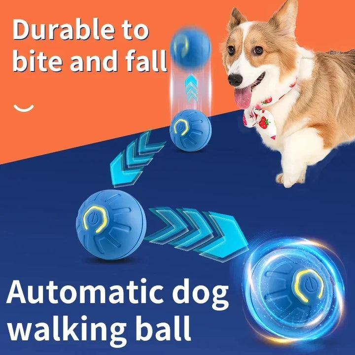 Smart Interactive Dog Toy Ball USB Charging Bouncing Pet Ball