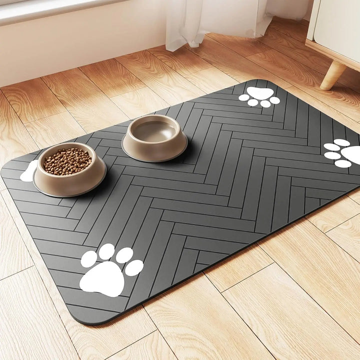 Waterproof Pet Feeding Mat – Absorbent Food & Water Placemat