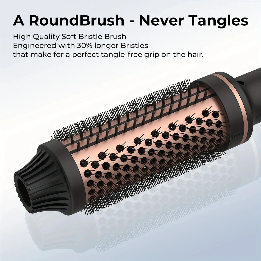 Valentine Hair Curler Straightener Heated Anti-Scald Brush