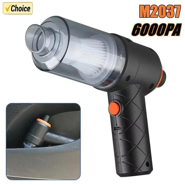 Portable Car Wireless Vacuum Cleaner – Strong Suction Handheld